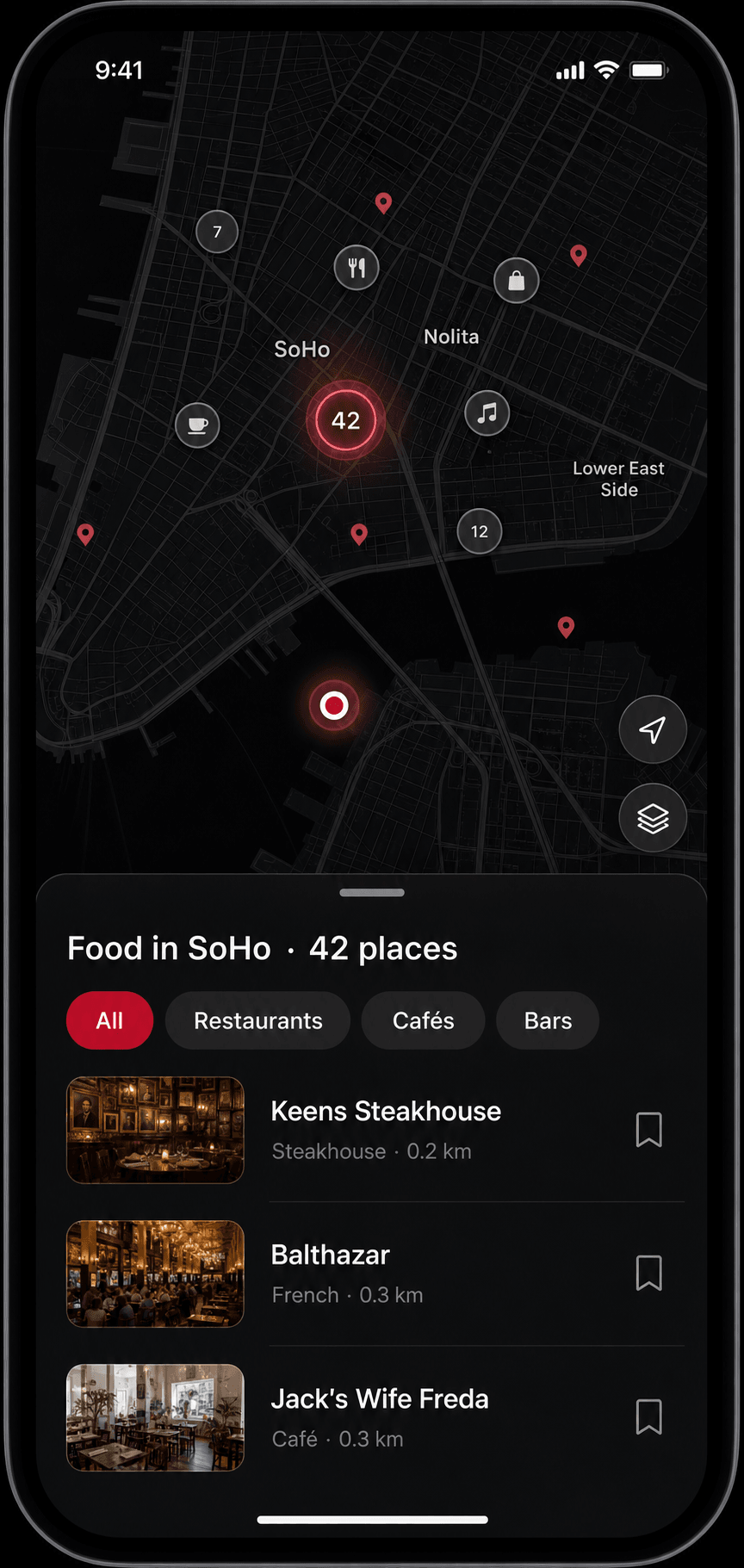 PLACES — the map